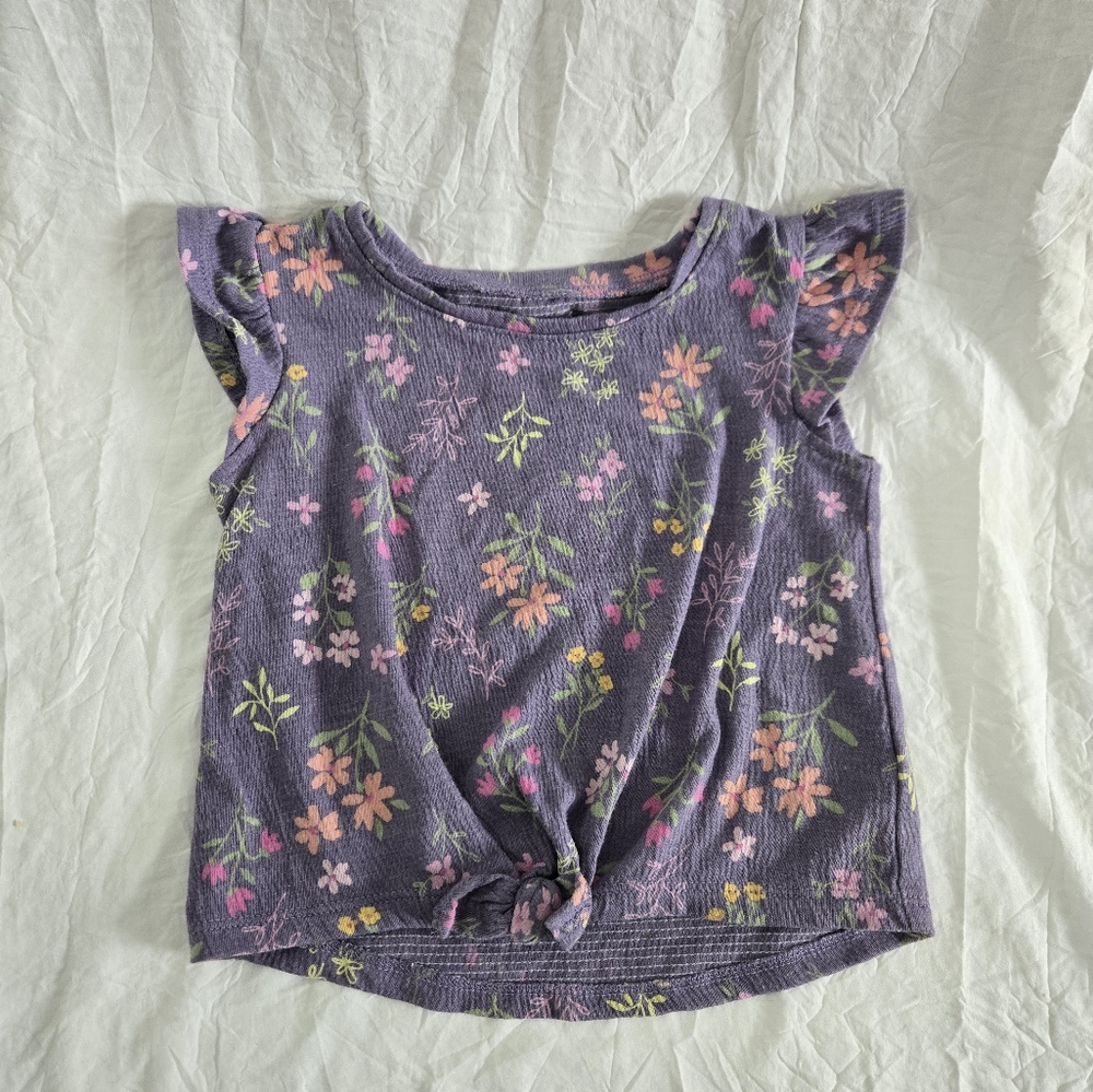 Jumping Beans Gray Striped Top